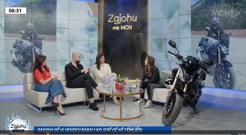 E marrosur nga motorët, Xhakaj: Më kujton fëmijërinë me babain, më pëlqen adrenalina dhe rreziku