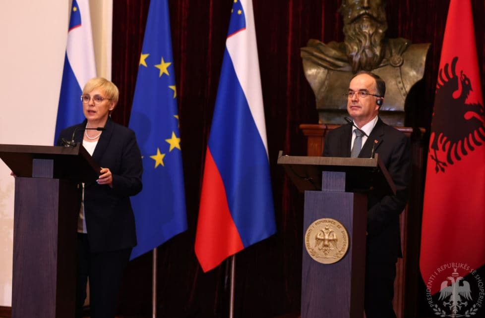 Presidentja sllovene: SPAK po bën një punë të mirë në luftën kundër krimit. Begaj: Për Shqipërinë është jetike anëtarësimi në BE