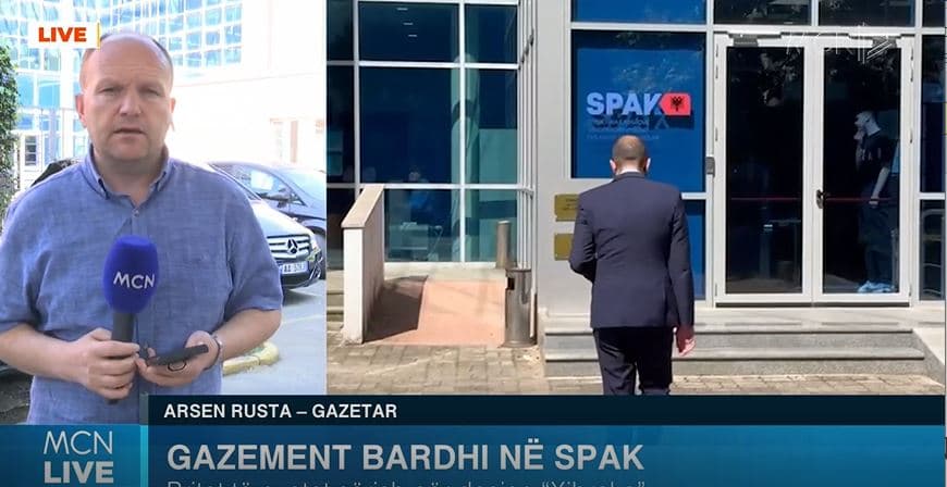 Gazment Bardhi në SPAK për dosjen “Xibraka” (VIDEO)