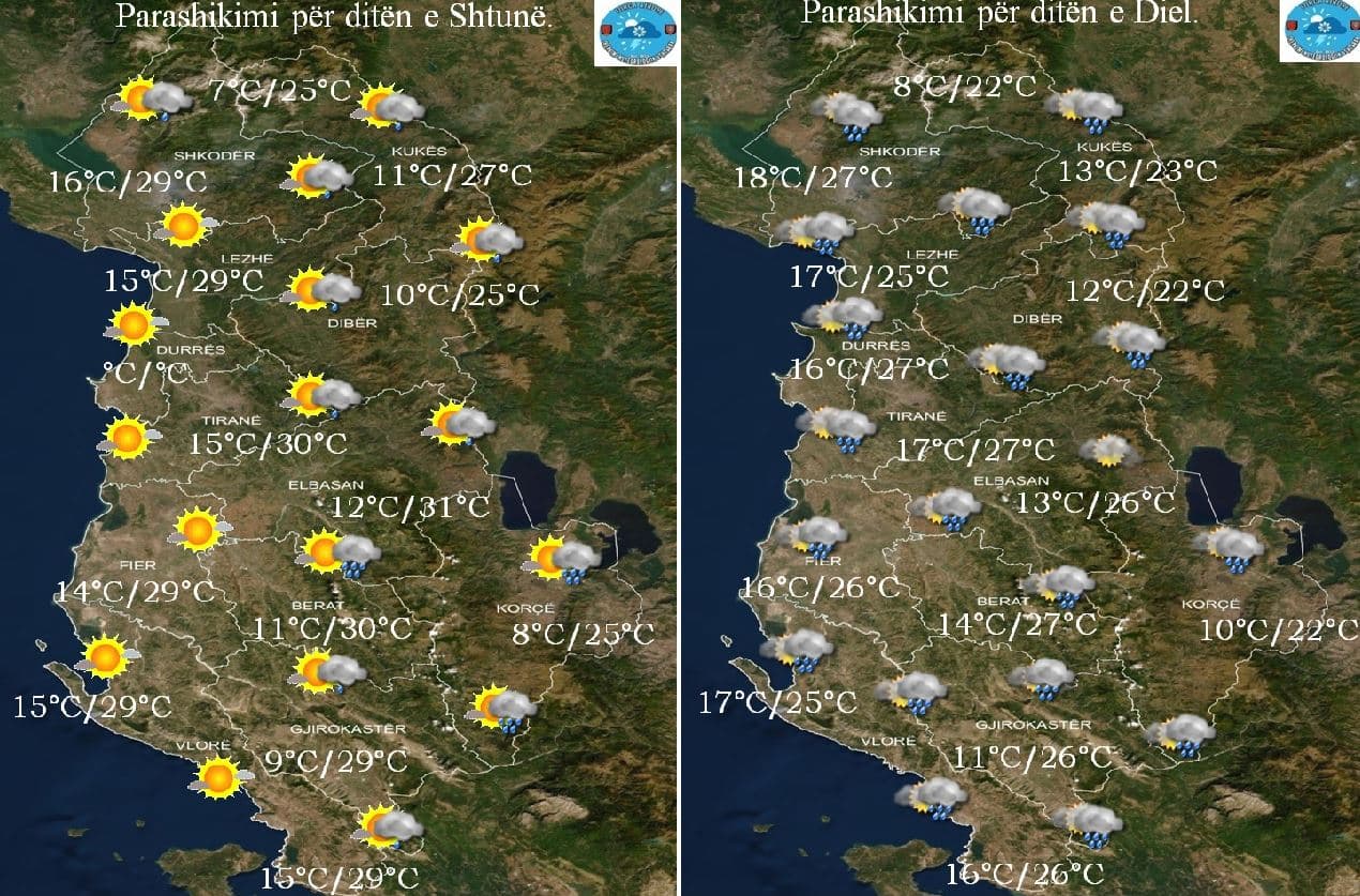Fundjava rikthen shiun, parashikimi i motit për të shtunën dhe të dielën 