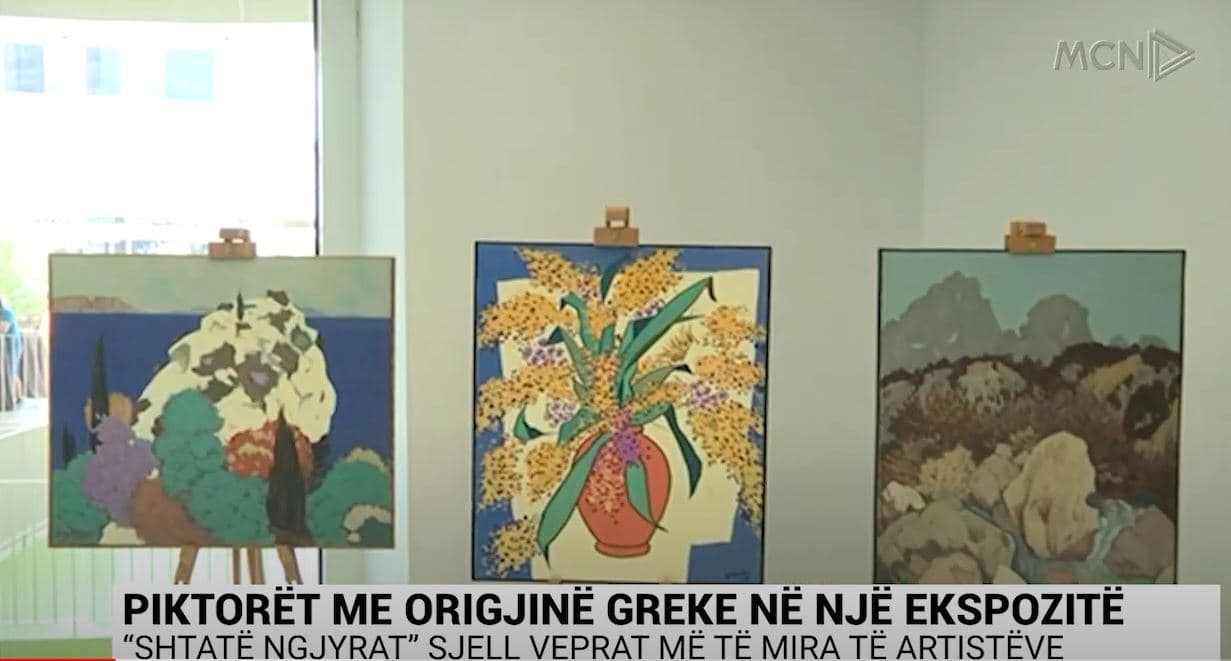 Piktorët me origjinë greke në një ekspozitë/ “Shtatë ngjyrat” sjell veprat më të mira të artistëve (VIDEO)