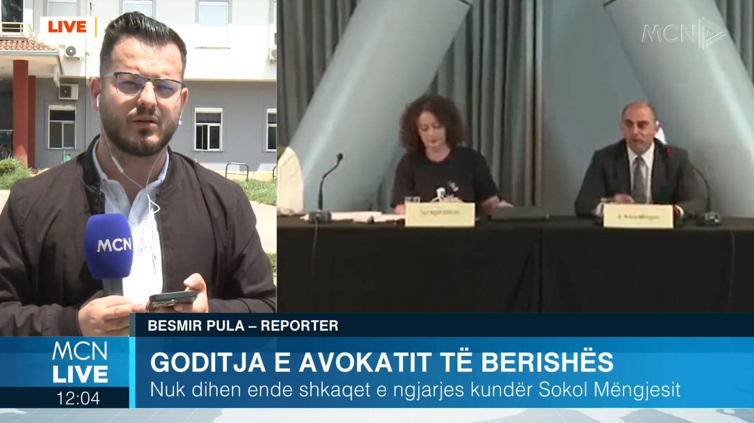 Avokati i Berishës në gjendje të rënduar shëndetësore, kontrolle të thelluara prej dëmtimeve në kokë (VIDEO)