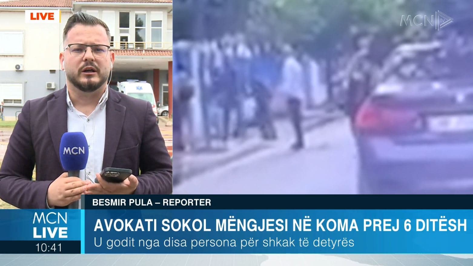 Skaneri konstaton përmirësim në gjendjen e avokatit Mëngjesi, mjekët do fillojnë nxjerrjen nga koma (VIDEO)