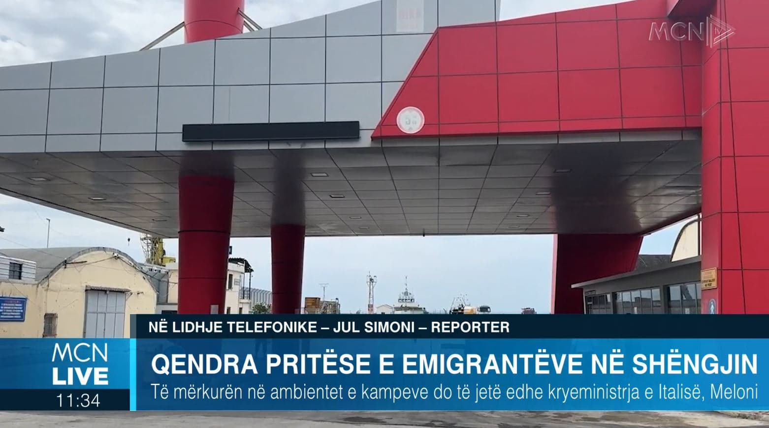 Drejt përfundimit qendra pritëse e emigrantëve në Shëngjin, të mërkurën Meloni në ambientet e kampeve 