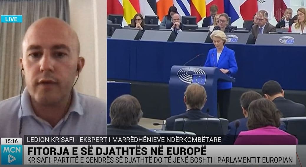 Krisafi: Boshti i BE-së do mbetet e djathta e qendrës. S’do ketë pasoja për Shqipërinë prania e Belerit në PE