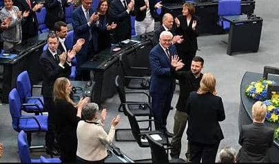 Zelensky në Bundestag: Do t'i japim fund luftës sipas kushteve tona, Ukraina nuk do të ndahet me mur