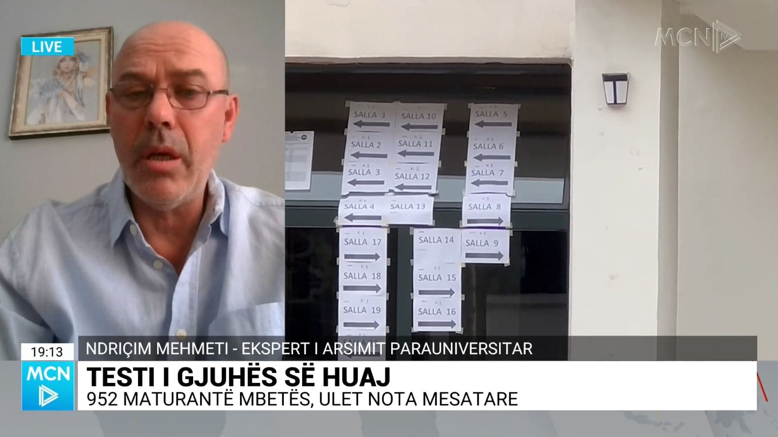 Matura shtetërore, Mehmeti: Numri i lartë i ngelësve, pasojë e keqmenaxhimit gjatë pandemisë  