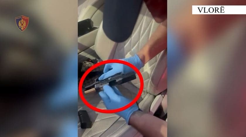 Qarkullonte i armatosur, në pranga 45-vjeçari në Vlorë