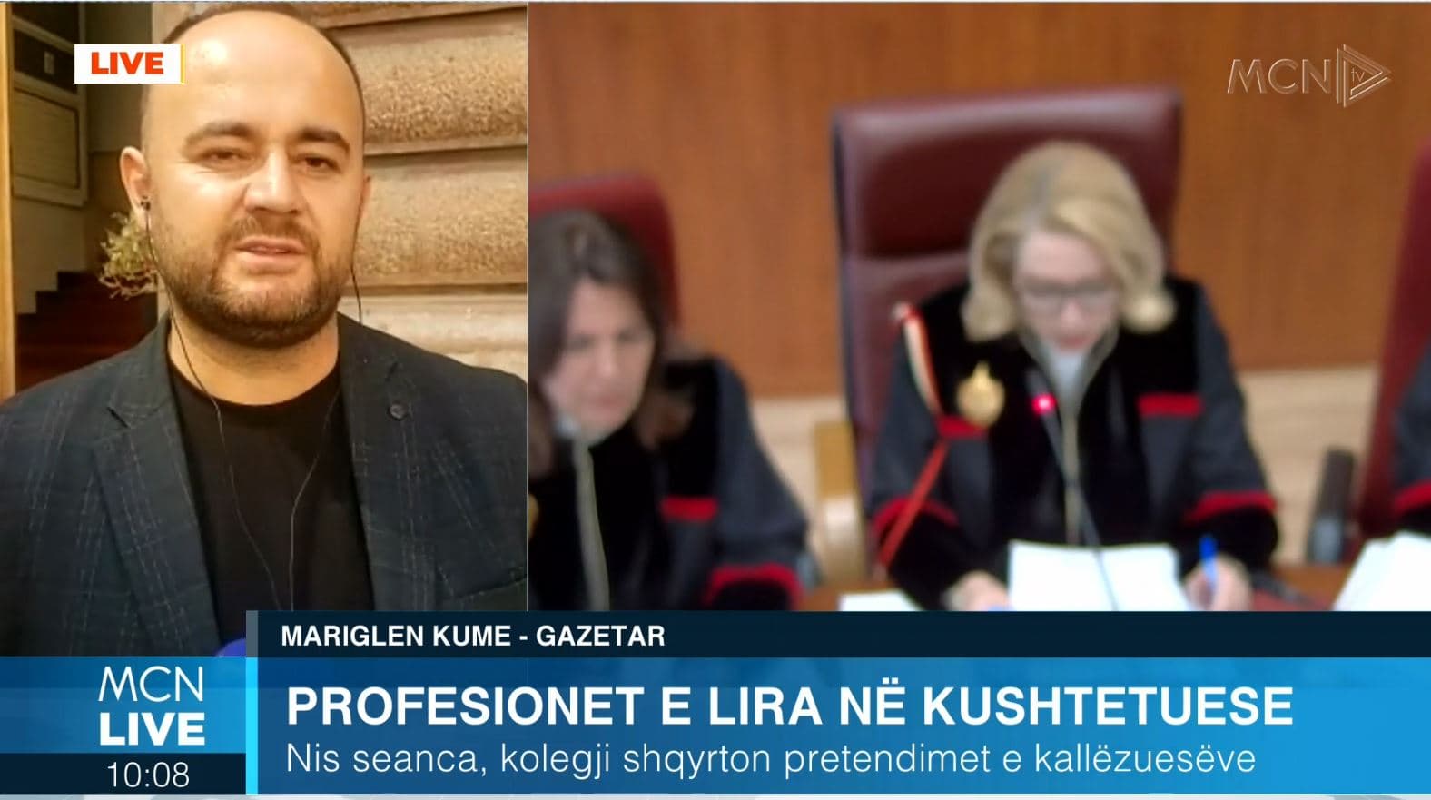 Profesionet e lira në Kushtetuese, Kume: Pritet vendimi për tri ankimimet e bëra nga opozita dhe shoqata e avokatëve e kontabilistëve (VIDEO)