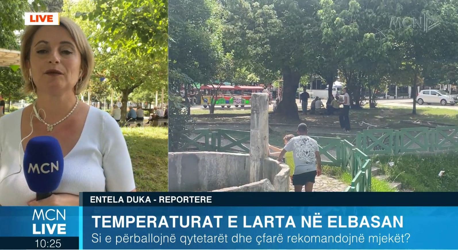 Elbasani “digjet” nga i nxehti, mjekët këshillojnë qytetarët: Shmangni qëndrimin në diell në orët e pikut (VIDEO)
