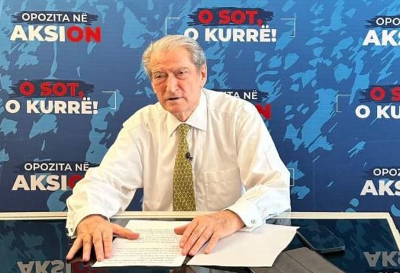Protesta kombëtare e opozitës më 12 korrik, Berisha: Duhet të jemi të bashkuar, synimi ynë krijimi i një qeverie teknike