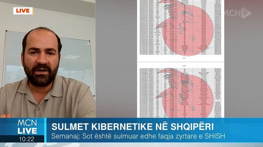 Semanaj: Janë hakeruar email-et e SHISH, superskandal nëse SHISH i ka besuar AKSH-it të dhënat (VIDEO)