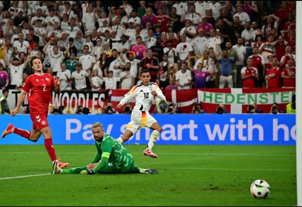 Gjermania mposht Danimarkën dhe kualifikohet në çerekfinale