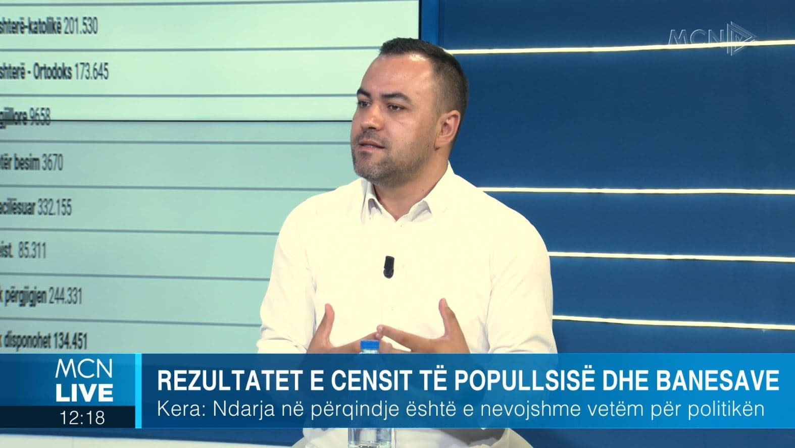 Censi, Kera: Tendencë për t’i fryrë zjarrit të përqindjeve në raport feje, ka shumë largime (VIDEO) 