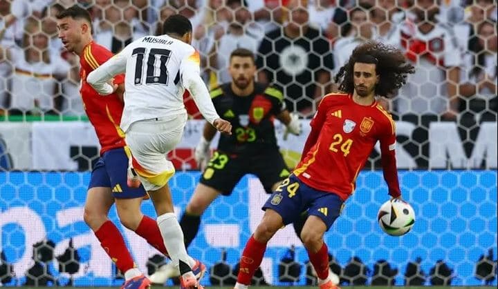 Prekja me dorë në Spanjë-Gjermani, Cucurella: Ishte e dyshimtë