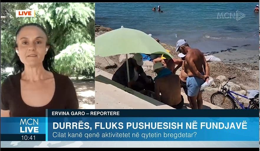  Sezoni turistik në Durrës/ Garo: Mungesa e fuqisë punëtore evidente edhe në kullat bosh të vrojtimit (VIDEO)