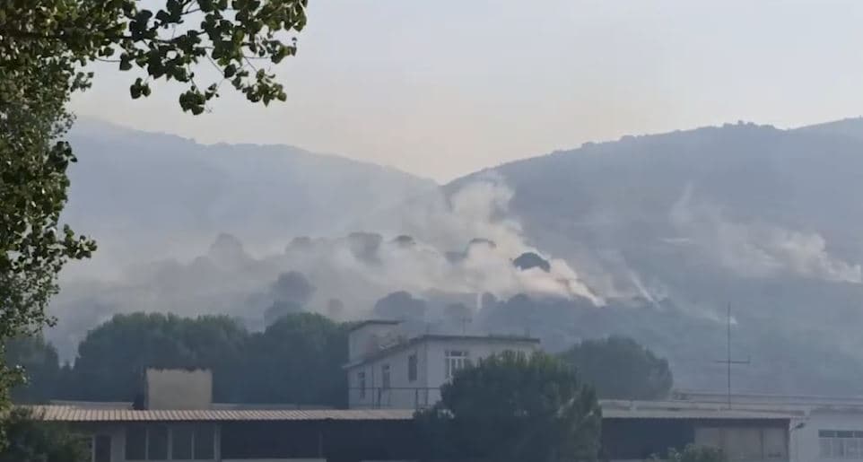 Zjarri “djeg” fshatin në Dropull/ Arrestohet piromani, u rrezikuan shtëpi e stane (VIDEO)