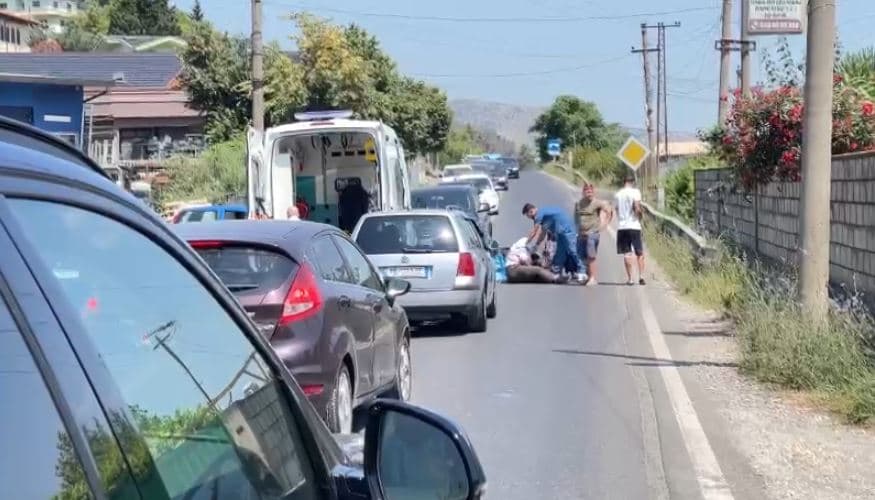 Aksident në dalje të Lezhës, plagoset një person