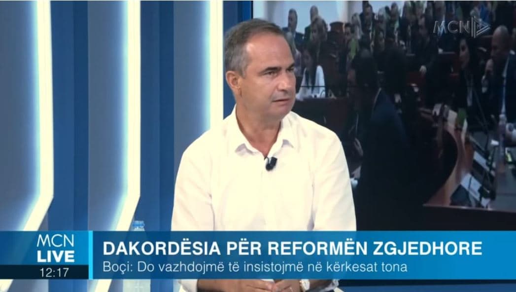 Boçi: Reforma zgjedhore nuk mbyllet brenda sesionit parlamentar, duhet qeveri teknike (VIDEO)