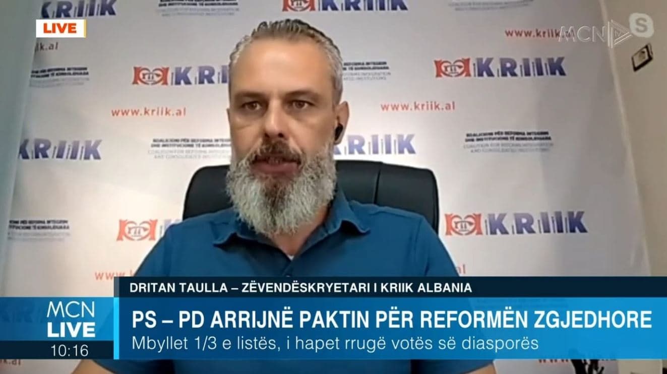 Marrëveshja PS-PD, Taulla: Nuk ka reformë zgjedhore, por amendime. Duhet listë sa më e hapur (VIDEO)