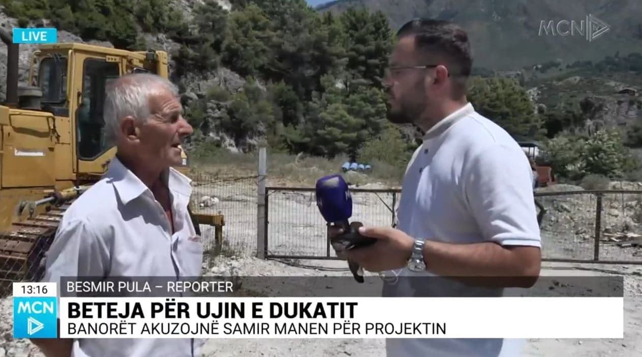 Uji i Dukatit merret për vilat në Palasë, banorët: Fatkeqësi e madhe për fshatin, do të ketë protesta