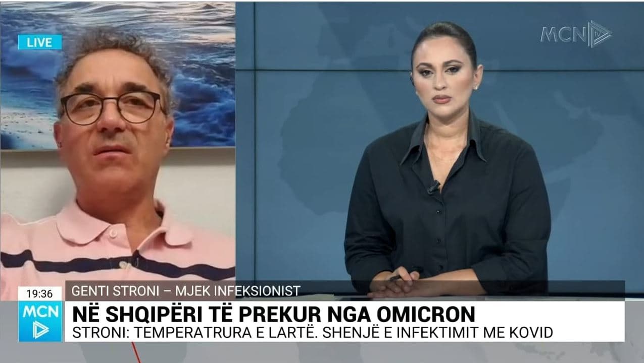 Dyshime për të prekur nga Omicron, Stroni: Temperatura e lartë shenjë e infektimit, situata kalon nga 5-7 ditë