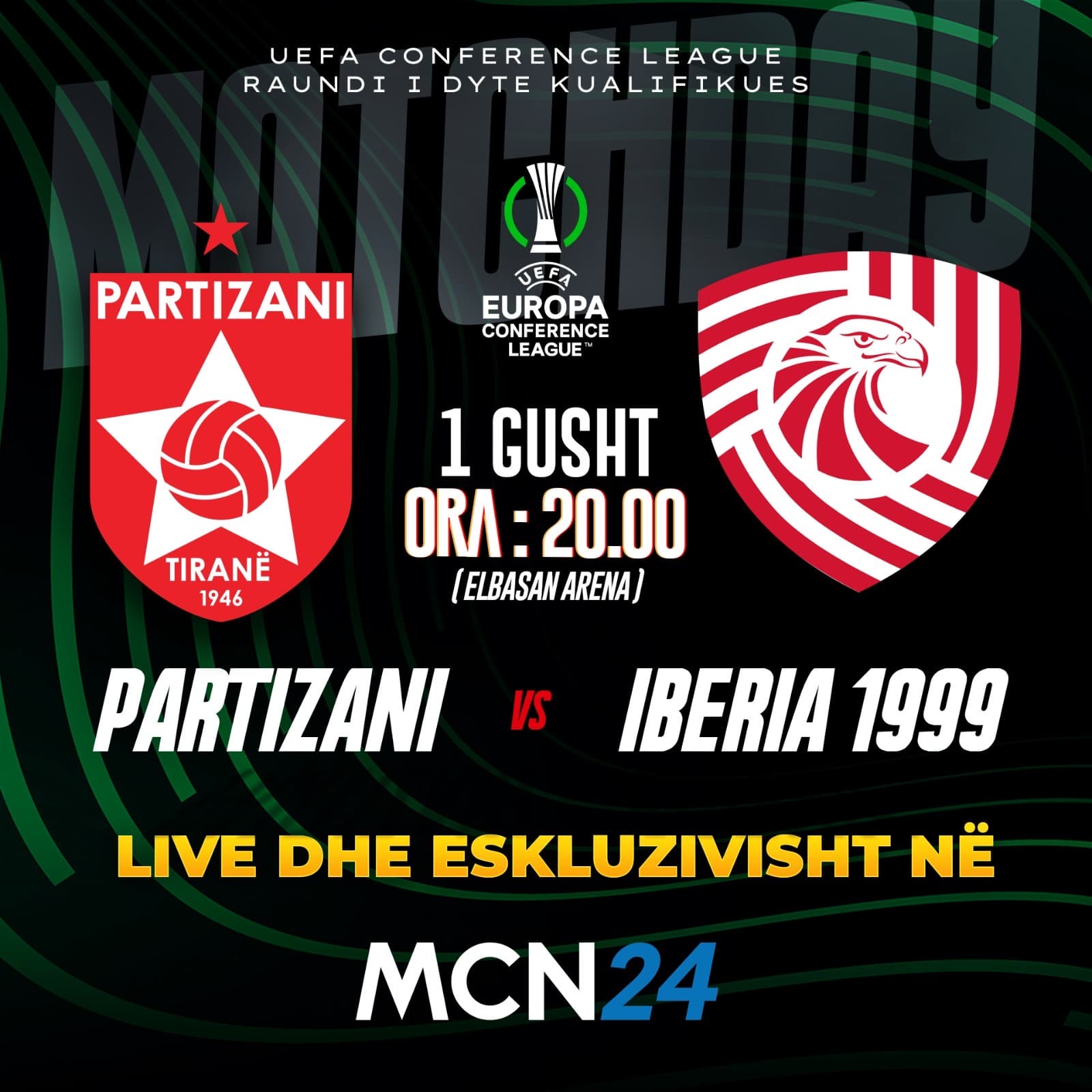 Partizani-Iberia në MCN 24/ Publikohen formacionet zyrtare