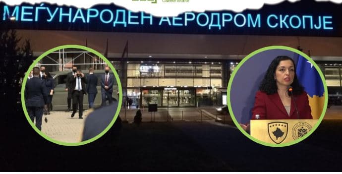 Incident në Aeroportin e Shkupit/ Sigurimi tenton t'i marrë celularin presidentes Osmani
