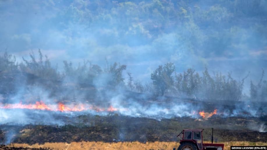 Maqedonia e Veriut në luftë me flakët, raportohet për 9 zjarre aktive