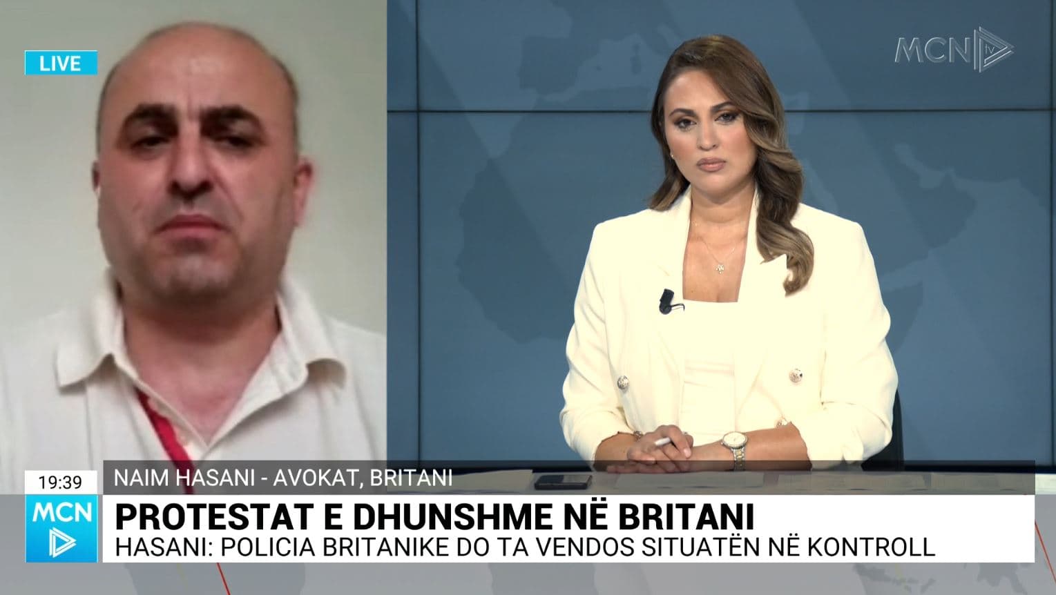 Protestat në Britani, Hasani: Kanë për qëllim frikësimin e të huajve, shqiptarët të mos bëhen pjesë e asnjë grupi  