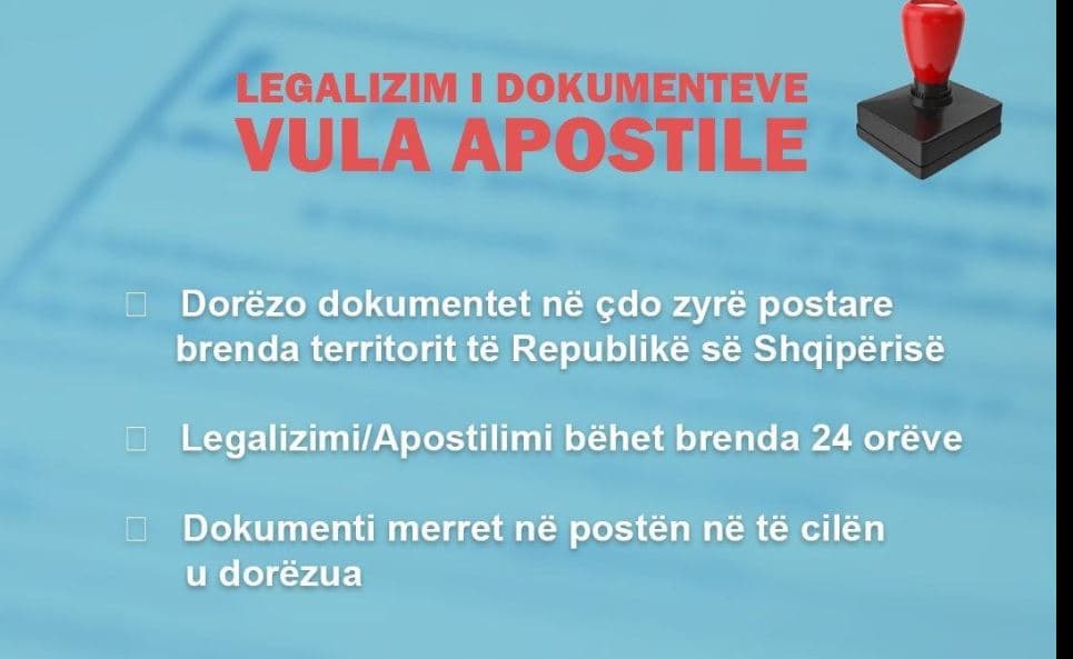 Legalizimi i dokumenteve tashmë bëhet brenda 24 orëve