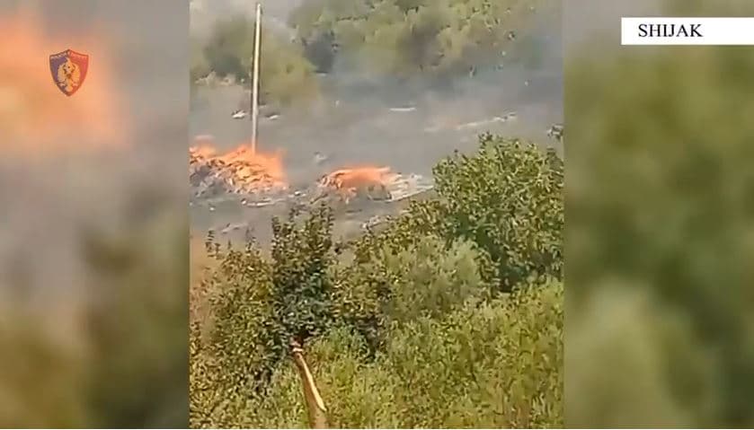 Ndezi zjarr për mbeturinat, flakët dogjën sipërfaqe me të mbjella/ Procedohet 83-vjeçari në Shijak