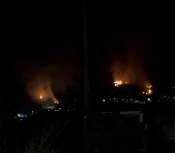  Dhërmiu përfshihet nga flakët gjatë natës