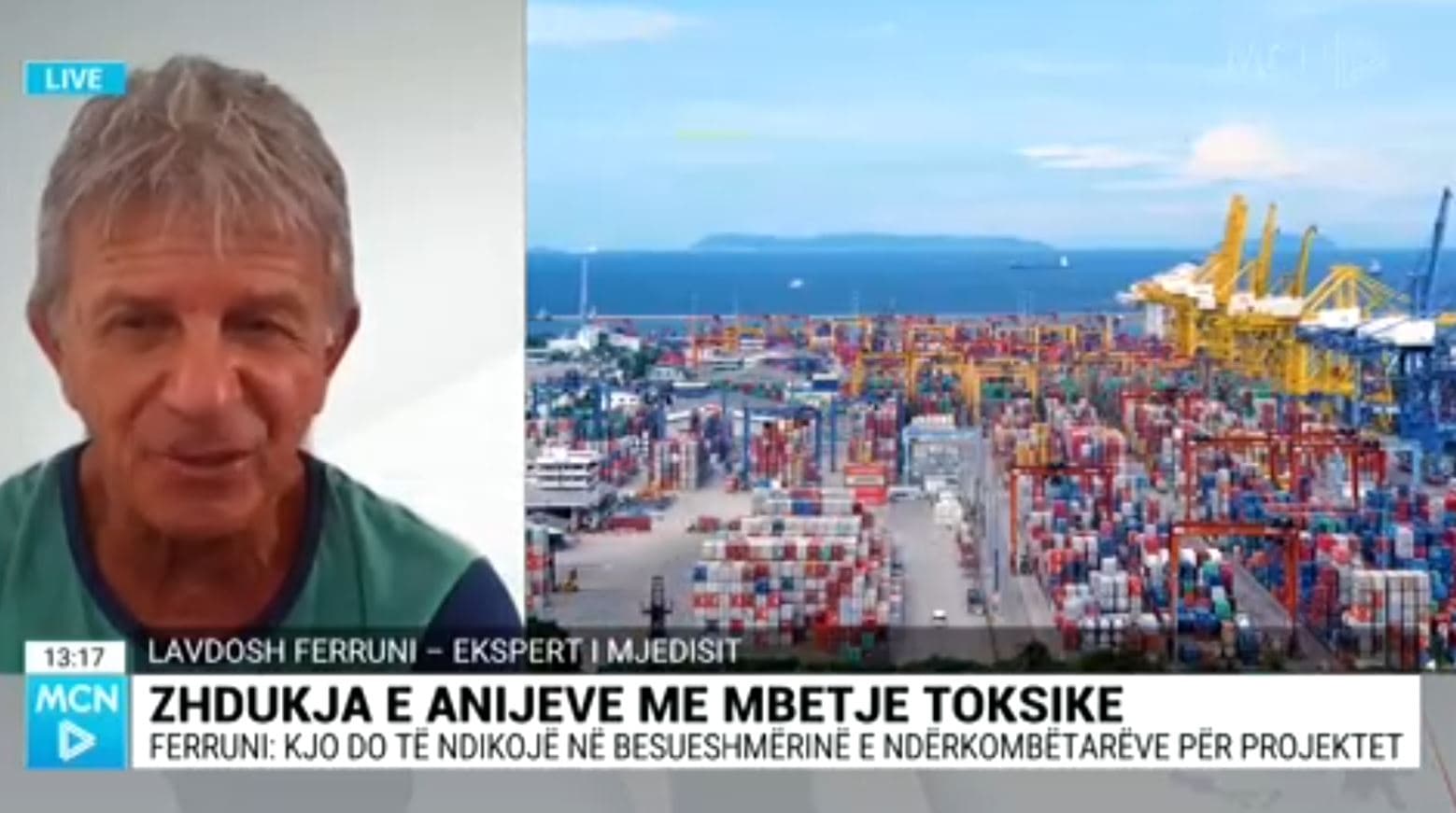 Zhdukja e anijeve me mbetje toksike, Ferruni: Të reagojnë institucionet, nuk lejohet as kalimi tranzit 