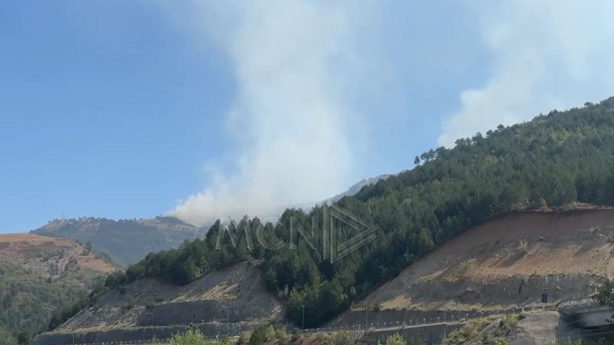 Zjarret në pyjet e Fanit dhe Oroshit në Mirditë/ Pritet ndërhyrja nga ajri