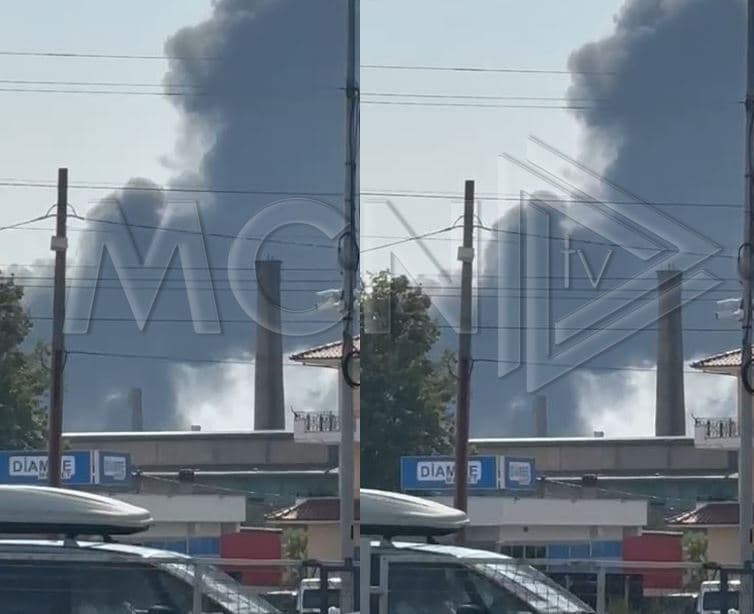 Elbasan/ Zjarr i madh në zonën industriale në Bradashesh