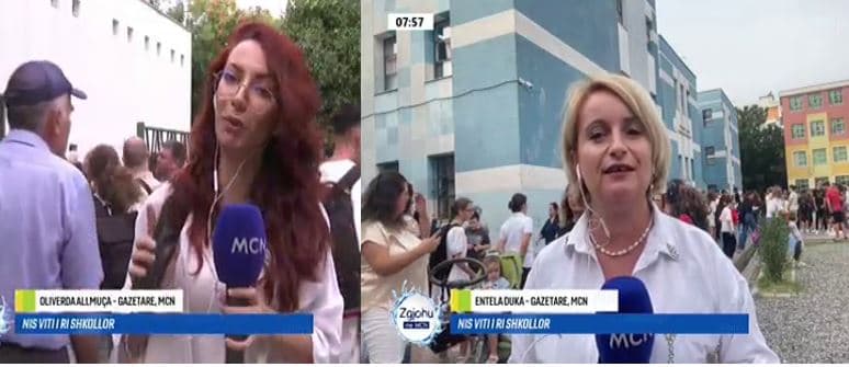   Nis viti i ri shkollor/ MCN tv sjell atmosferën e nxënësve nga Tirana, Elbasani e Shkodra