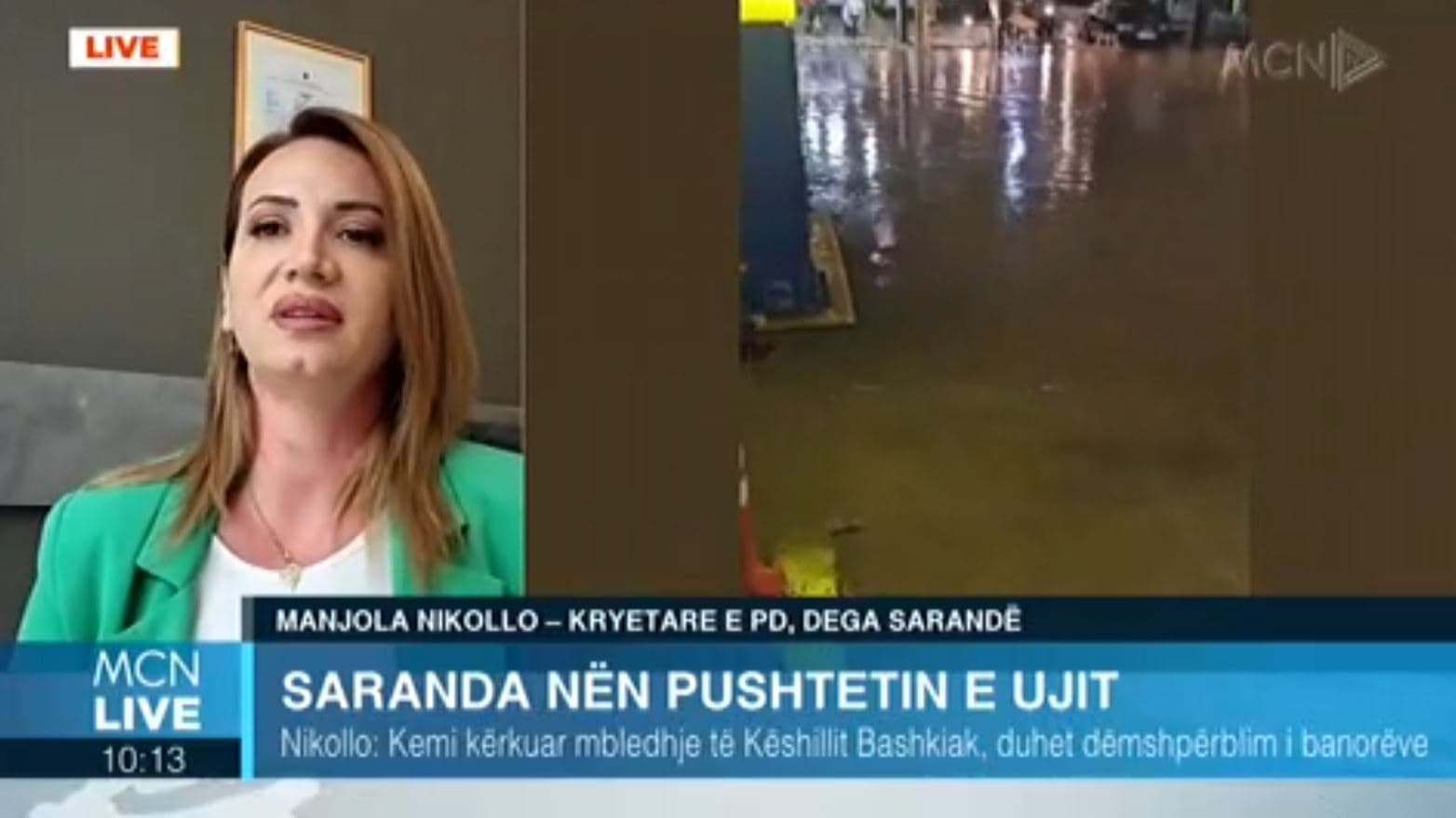 Nikollo: Përmbytjet në Sarandë pas ndërhyrjes në rrugët e qytetit, institucionet indiferente (VIDEO)