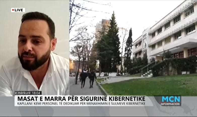 Mbrojtja kibernetike/ Kapllani: Monitorim 24-orësh i infrastrukturës kritike, përfshirë bankat e mikrofinancat