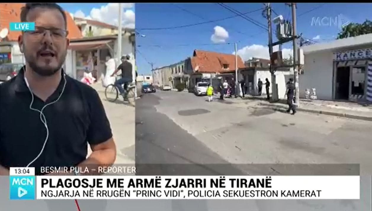 Plagosje me armë zjarri në Tiranë/ Pula: I plagosuri shkon në spital privat për mjekim, autori në arrati (VIDEO)