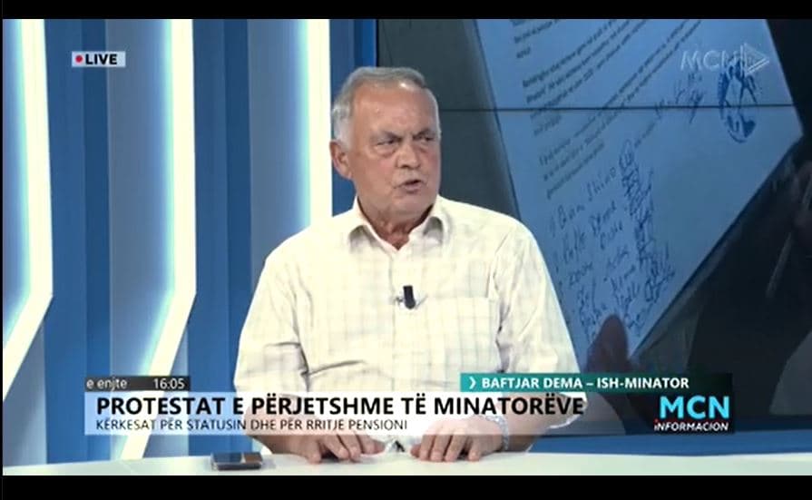 Dema: Ne duhet të trajtohemi si ish-minator, qeveria të marrë masa. Nuk kemi as sindikatë që të na mbrojë pas pensionimit