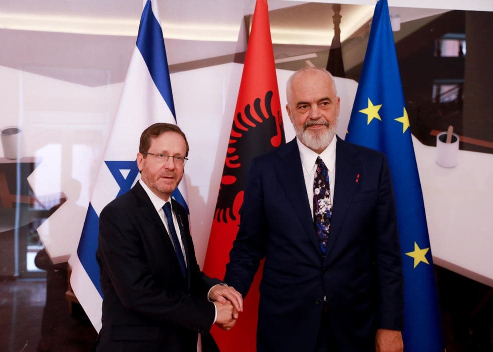 Rama pret në takim Presidentin e Izraelit/ Herzog: Shqipëria ka treguar që është në krah të popullit tonë
