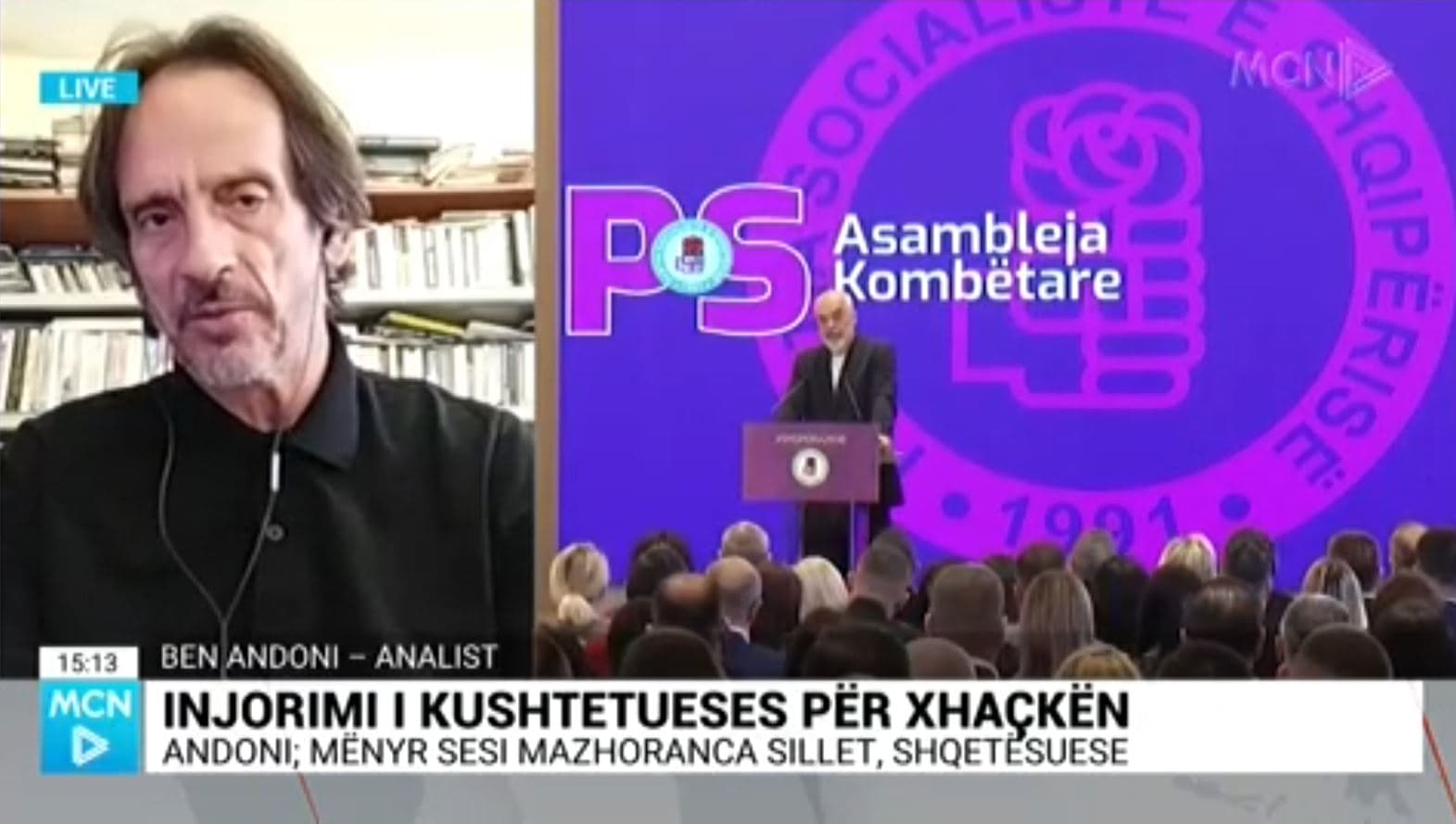 PS injoron GJK për Xhaçkën/ Andoni: Moment i vështirë për reformën në drejtësi dhe shtetin e së drejtës. Çohet në “Venecia” për të fituar kohë