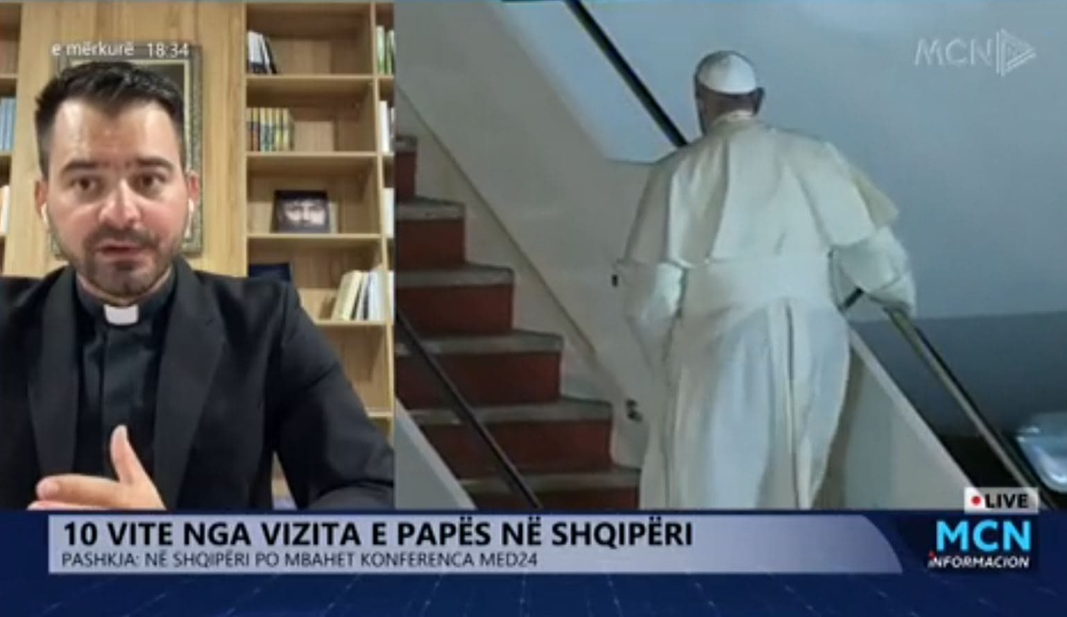 10 vite nga vizita në Shqipëri, Dom Mark Pashkja: Papa nxit një kulturë paqeje (VIDEO)