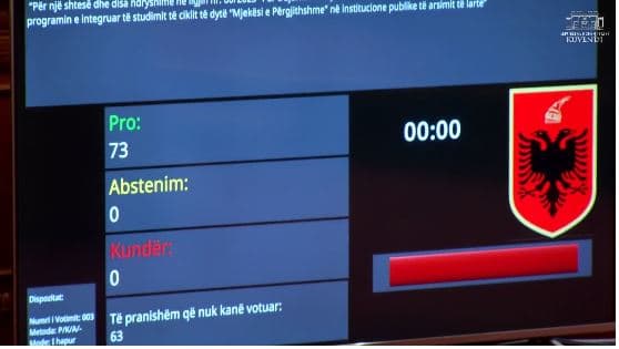   Miratohet ligji për studentët e Mjekësisë: 3 vite punë e detyruar brenda vendit
