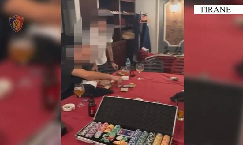 Organizonin lojëra fati Poker/ Arrestohen pesë persona në Tiranë, procedohen penalisht katër të tjerë