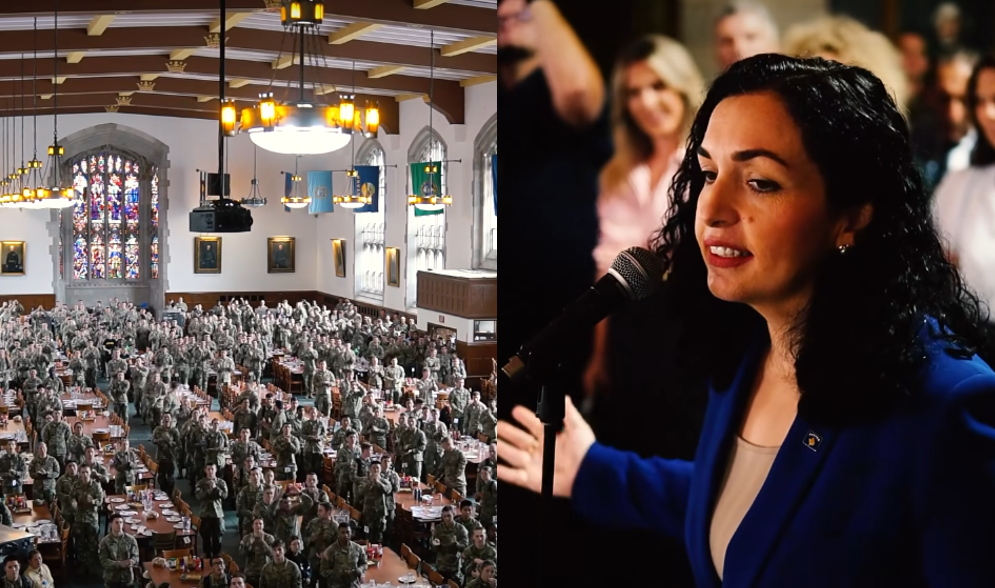 “Kosova, Kosova!”, Vjosa Osmani pritet me brohoritje nga ushtarët amerikanë në West Point