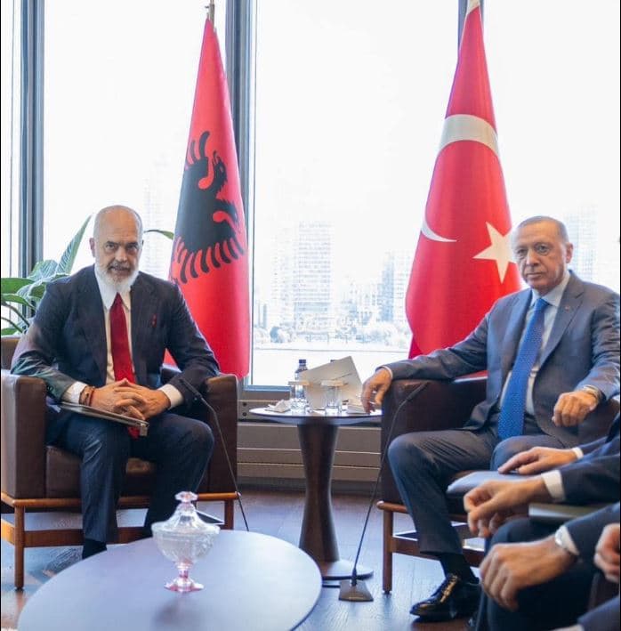 Rama takon Erdogan në New York