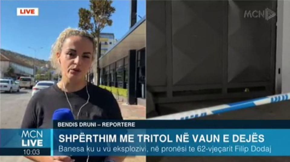 Shpërthimi me tritol në Vaun e Dejës, kamerat filmuan një person të maskuar (VIDEO)