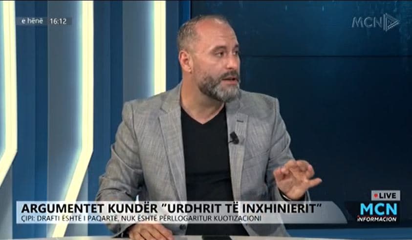 Caca: Urdhri i inxhinierit nuk mbron inxhinierin. Problemi ynë jo me ligjin, por personat që duhet ta zbatojnë (VIDEO)